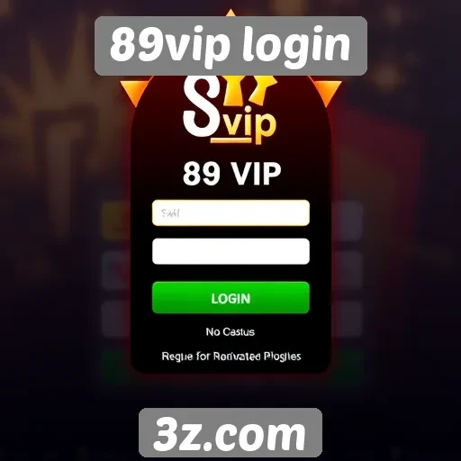 Experiência do usuário no 89vip login analisada